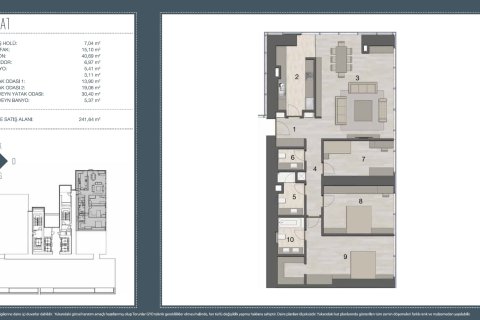 Apartment for sale  in Istanbul, Turkey, 3 bedrooms, 242m2, No. 224665 – photo 12