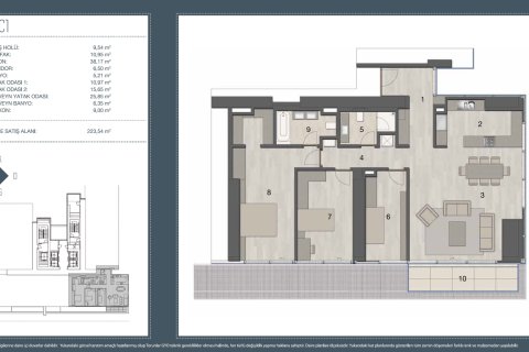 Apartment for sale  in Istanbul, Turkey, 3 bedrooms, 242m2, No. 224665 – photo 24