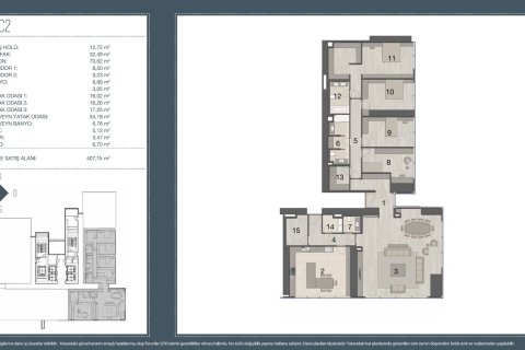 Apartment for sale  in Istanbul, Turkey, 3 bedrooms, 242m2, No. 224665 – photo 26