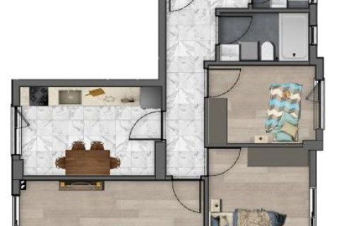 3+1 Lejlighed  i Mugla, Tyrkiet Nr. 221014 - 11