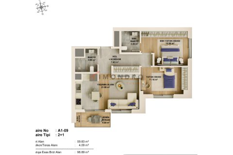 2+1 Wohnung  in Atasehir, Istanbul, Türkei Nr. 215021 - 7