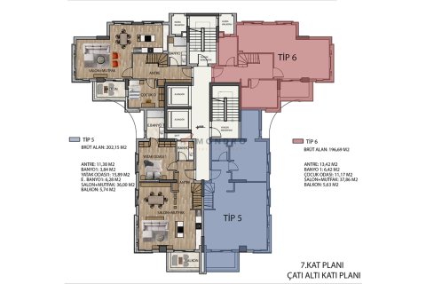 3+1 Lejlighed i Konyaalti, Antalya, Tyrkiet Nr. 215025 - 21