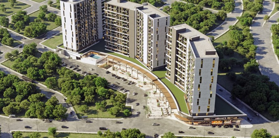 آپارتمان در  Istanbul ، ترکیه 1 خوابه ، 55 متر مربع.  شماره 222917