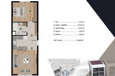 2+1 Lägenhet  i Kusadasi, Aydin, Turkiet Nr. 224769 - 20
