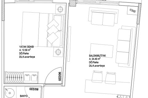 Продажа квартиры  в Мугле, Турция, 109м2, №224295 – фото 4
