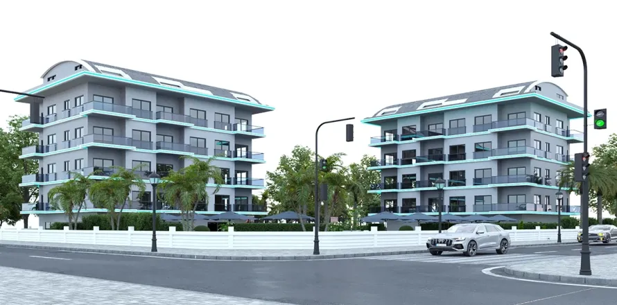 1+1 Apartment  in Alanya, Antalya, Turkey No. 223576