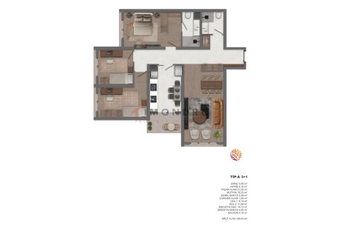 2+1 Lägenhet  i Istanbul, istanbul, Turkiet Nr. 217151 - 8