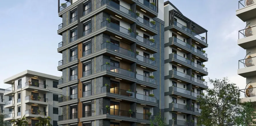 1+1 Leilighet  i Mugla, Tyrkia Nr. 224099