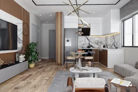 1+1 Leilighet  i Mugla, Tyrkia Nr. 224099 - 8