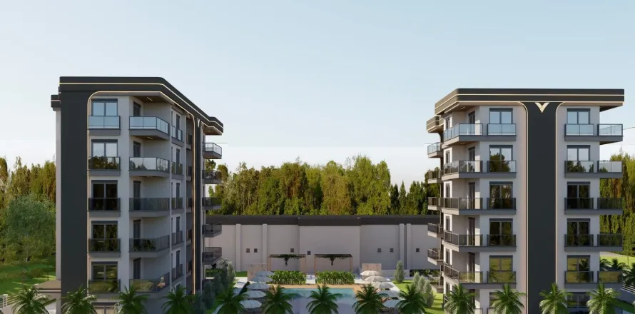 1+1 Leilighet  i Mugla, Tyrkia Nr. 224100