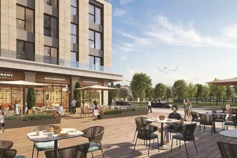 آپارتمان در  Aksu ، ترکیه 1 خوابه ، 73.4 متر مربع.  شماره 224103 - 22