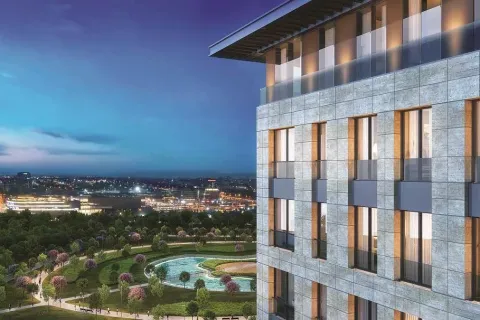 آپارتمان در  Aksu ، ترکیه 1 خوابه ، 73.4 متر مربع.  شماره 224103 - 16