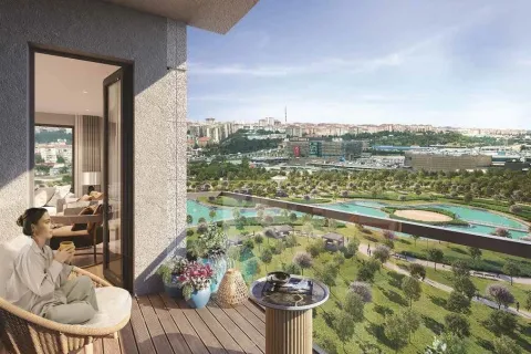 آپارتمان در  Aksu ، ترکیه 1 خوابه ، 73.4 متر مربع.  شماره 224103 - 15