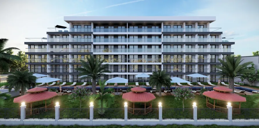 1+1 Leilighet  i Mugla, Tyrkia Nr. 224101