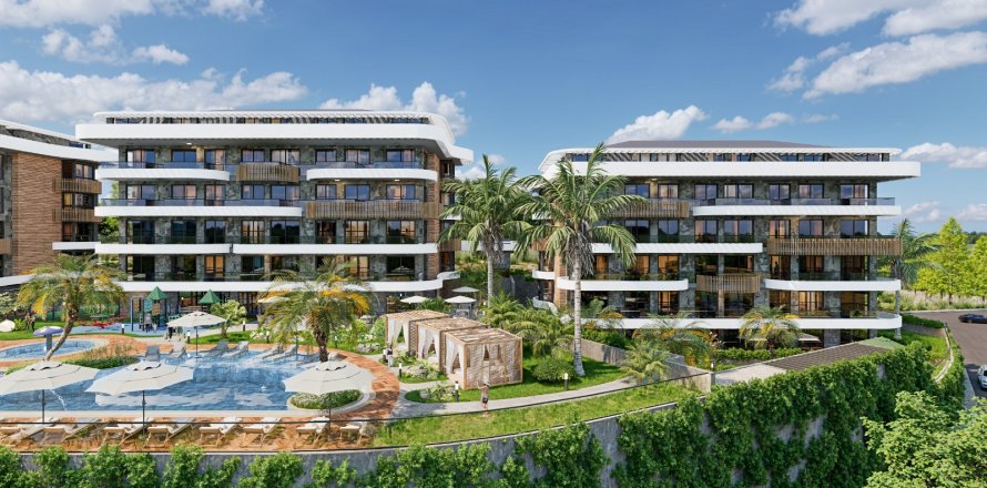 آپارتمان در  Alanya ، ترکیه 3 خوابه ، 140.5 متر مربع.  شماره 211871