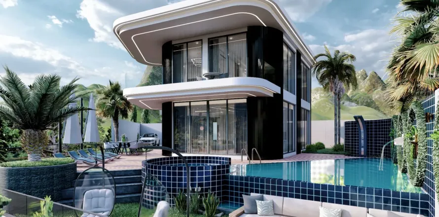 آپارتمان در  Alanya ، ترکیه 3 خوابه ، 280 متر مربع.  شماره 219663