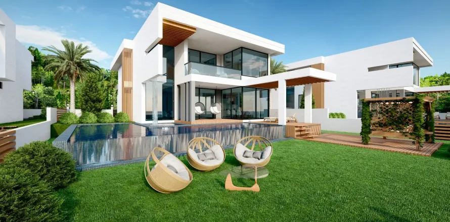 4+1 Villa  i Yesiloz, Antalya, Tyrkia Nr. 219665