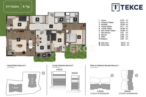 5+2 Lejlighed i Pendik, Istanbul, Tyrkiet Nr. 225839 - 27