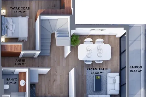 Daire  2+1  Aksu, Antalya, Türkiye №220520 - 6