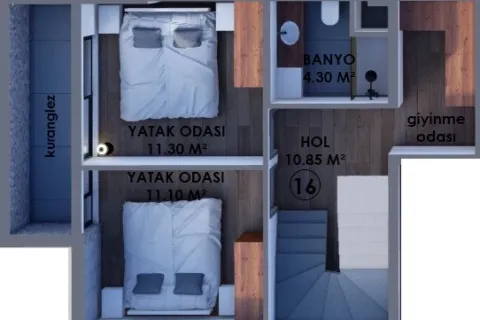 Daire  2+1  Aksu, Antalya, Türkiye №220518 - 6