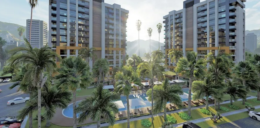 آپارتمان در  Mugla ، ترکیه 1 خوابه ، 42 متر مربع.  شماره 223503