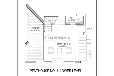 Daire   Gaziveren, Güzelyurt,  №215092 - 18