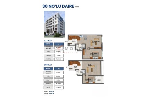 آپارتمان در Besiktas، Istanbul ، ترکیه 1 خوابه ، 65 متر مربع. شماره 215089 - 8