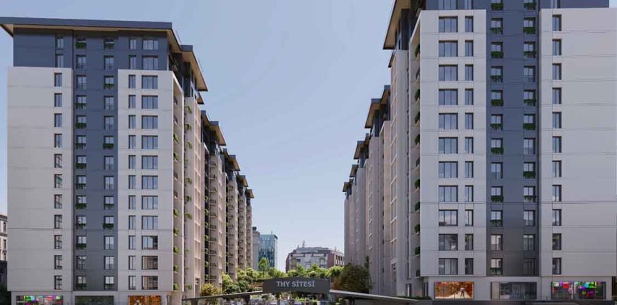 Квартира  3-х ком. в Стамбуле, Турция №213414