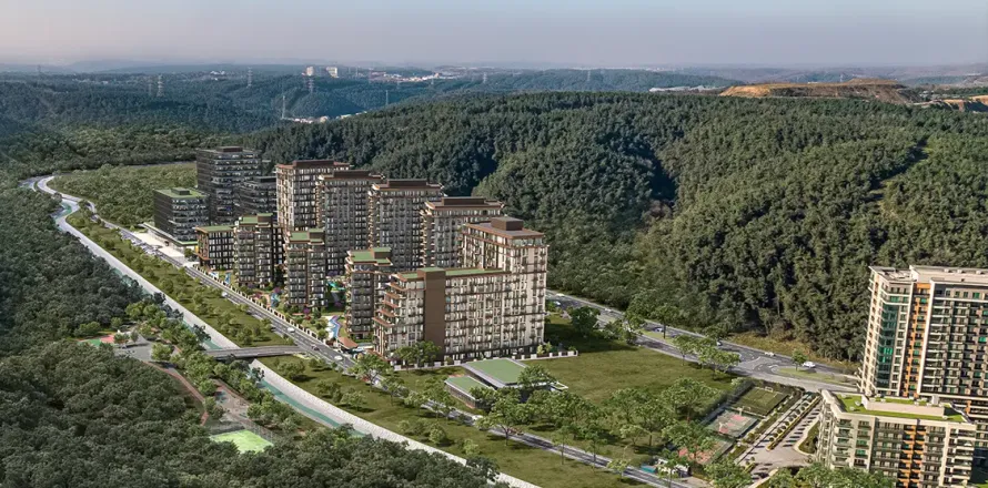 Квартира  5-х ком. в Стамбуле, Турция №213418