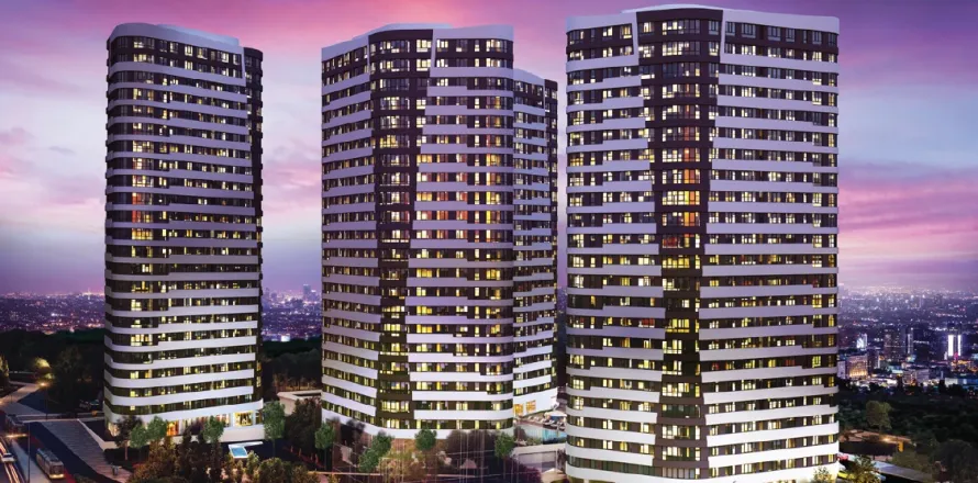 Квартира  3-х ком. в Стамбуле, Турция №213416