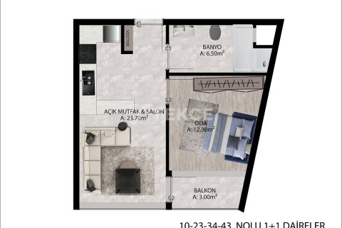 2+1 Wohnung  in Aksu, Antalya, Türkei Nr. 214762 - 29