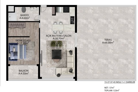 2+1 Wohnung  in Aksu, Antalya, Türkei Nr. 214762 - 30