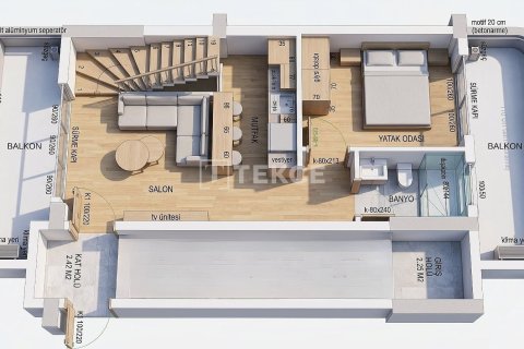 Daire  1+1  Belek, Antalya, Türkiye №227517 - 20