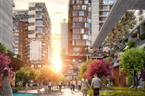 Продажа квартиры  в Стамбуле, Турция 4 комн., №213384 – фото 2