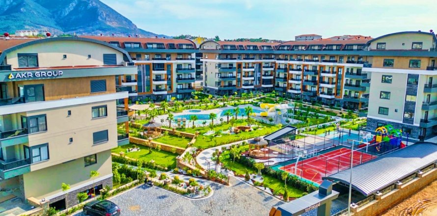 2+1 Lejlighed  i Alanya, Antalya, Tyrkiet Nr. 216480