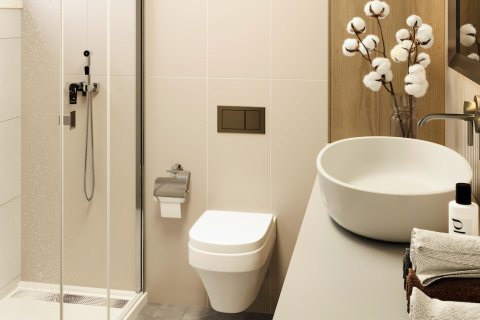 آپارتمان در  Tatlisu ، ترکیه 1 خوابه ، 75 متر مربع.  شماره 214512 - 29