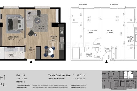 4+1 Lägenhet  i istanbul, Turkiet Nr. 212160 - 13