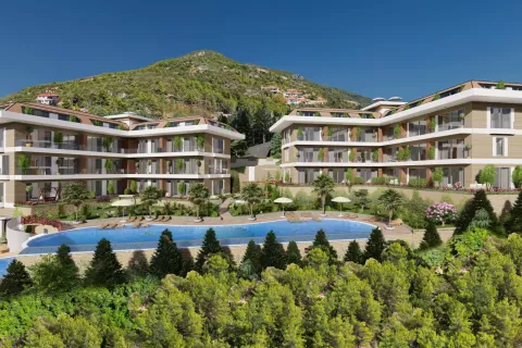 2+1 Lejlighed  i Alanya, Antalya, Tyrkiet Nr. 223013