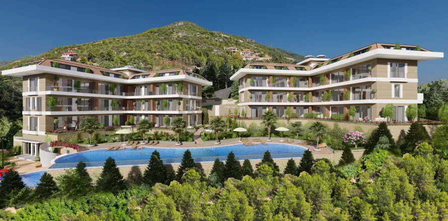 2+1 Wohnung  in Alanya, Antalya, Türkei Nr. 223013