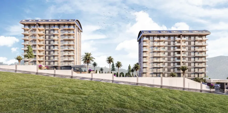 1+1 Lägenhet  i Alanya, Antalya, Turkiet Nr. 219506