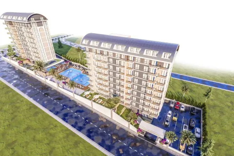 1+1 Lägenhet  i Alanya, Antalya, Turkiet Nr. 219506 - 3