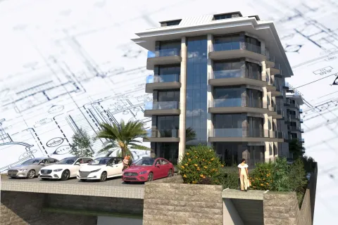 1+1 Lägenhet  i Mahmutlar, Antalya, Turkiet Nr. 219504 - 4