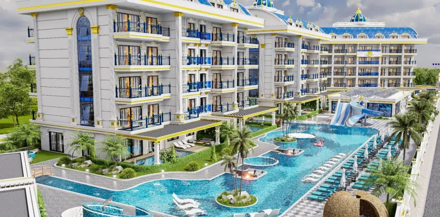 آپارتمان در  Oba ، ترکیه 5 خوابه ، 203 متر مربع.  شماره 219502