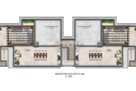 1+1 Leilighet  i Lapta, Girne,  Nr. 215830 - 20