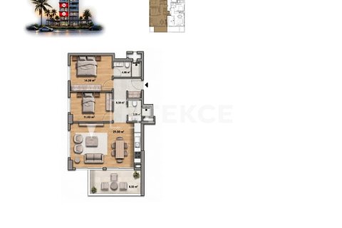 Apartment for sale in Alanya, Antalya, Turkey, 1 bedroom, 82m2, No. 238112 – photo 16