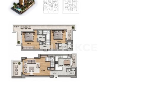 Apartment for sale in Alanya, Antalya, Turkey, 2 bedrooms, 111m2, No. 238113 – photo 14