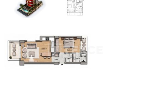 Apartment for sale in Alanya, Antalya, Turkey, 2 bedrooms, 111m2, No. 238113 – photo 17