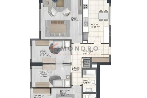 3+1 Lägenhet  i Zeytinburnu, Istanbul, istanbul, Turkiet Nr. 237889 - 18