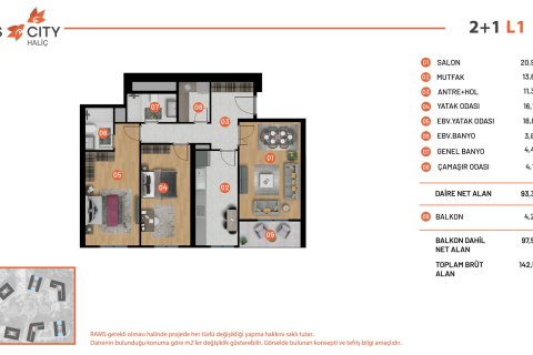 1+1 Wohnung  in Istanbul, Türkei Nr. 219177 - 19