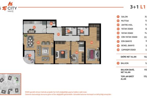 1+1 Wohnung  in Istanbul, Türkei Nr. 219177 - 18